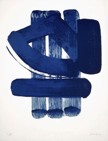 Incisione Soulages - Lithographie No. 37
