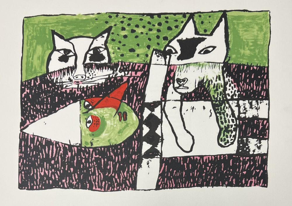 Litografia Corneille - Lithographie Pinocchio, 2001