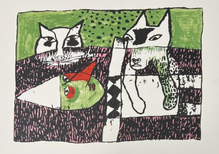 Litografia Corneille - Lithographie Pinocchio, 2001
