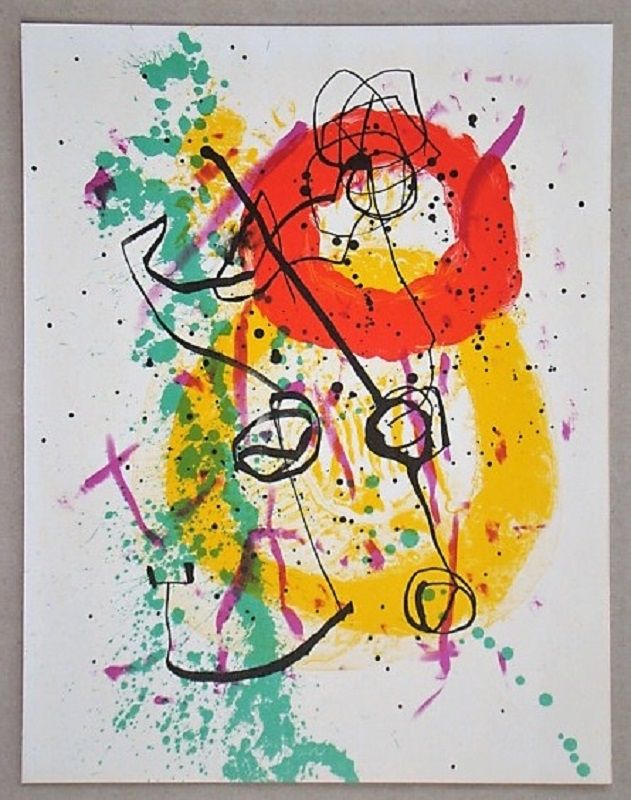 Litografia Miró - Lithographie pour XXe Siècle