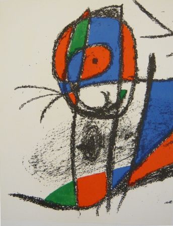 Litografia Miró - Lithographie  VI