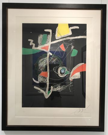 Litografia Miró - L'Libre dels Sis Sentits VI (Book of the Six Senses)