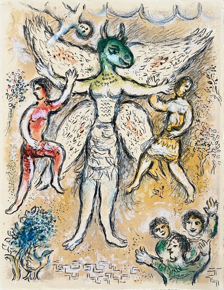 Litografia Chagall - L'Odyssée, Planche 17