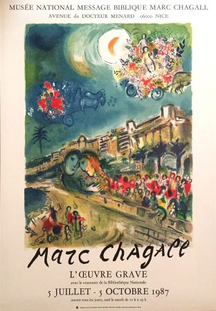 Litografia Chagall - '' L'Oeuvre Gravé ''
