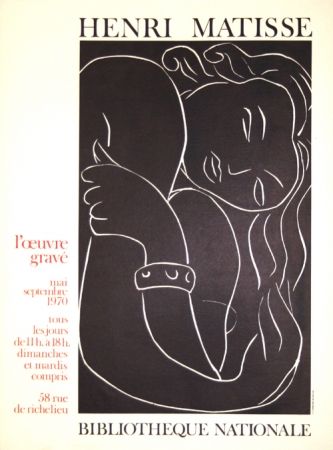 Litografia Matisse - L'Oeuvre Gravée  Bibliotheque Nationale