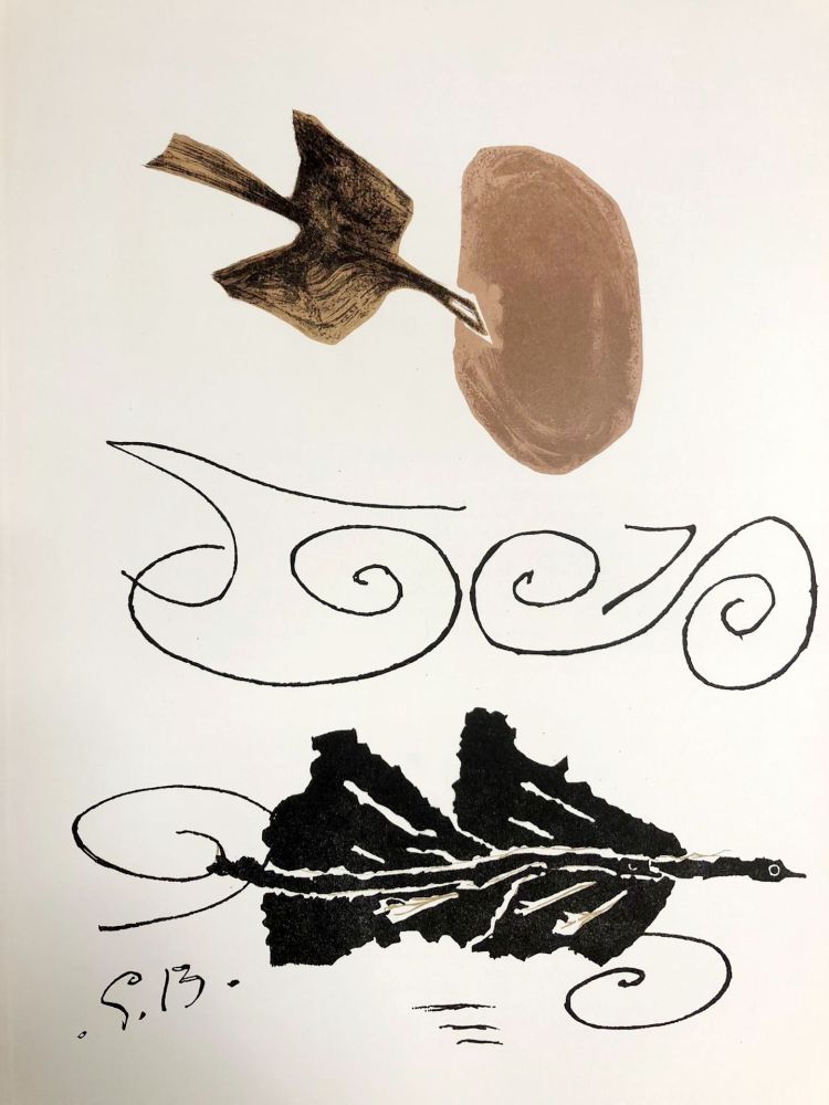 Litografia Braque - L'oiseau