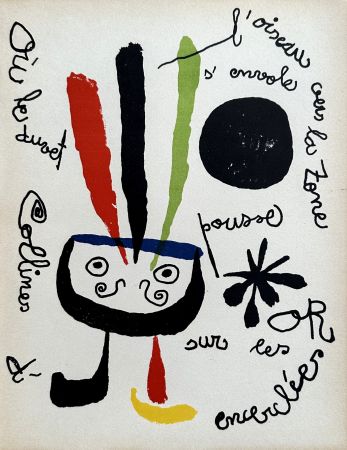 Litografia Miró - L'Oiseau