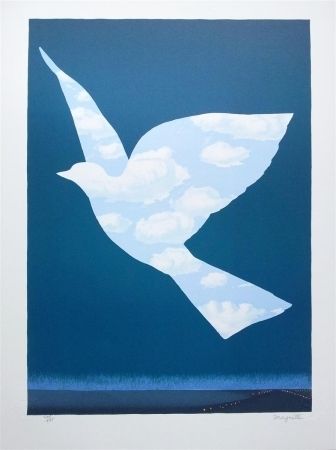 Litografia Magritte - L'Oiseau de ciel (Sky bird)