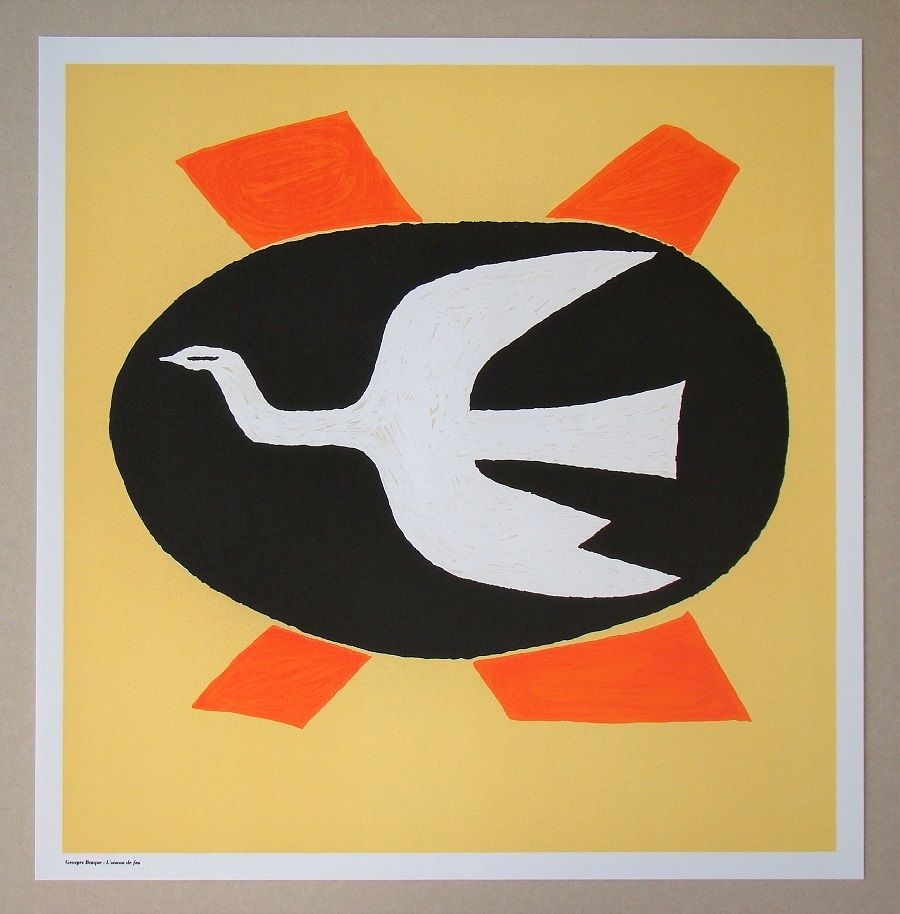Litografia Braque (After) - L'oiseau de feu, 1958