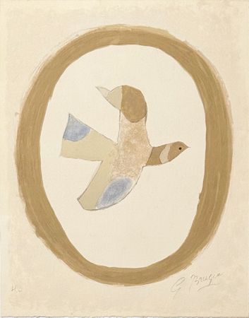 Litografia Braque - L'oiseau des sables