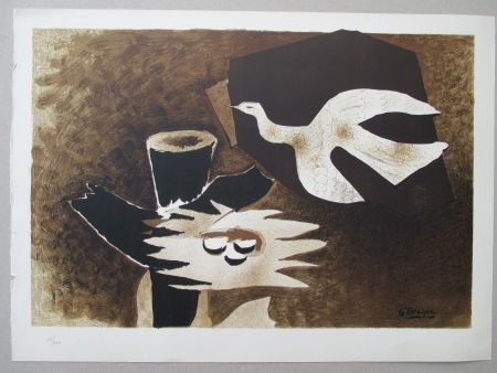 Litografia Braque - L'Oiseau et son nid