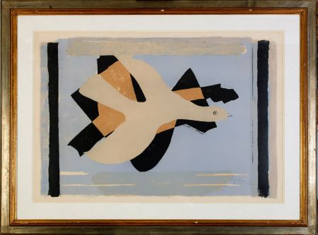 Litografia Braque - L'oiseau et son ombre