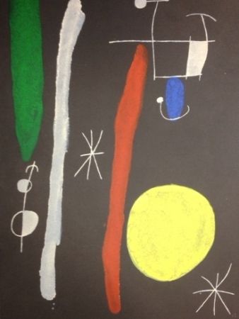 Litografia Miró - L'Oiseau Solaire - L'Oiseau Lunaire - Étincelles 