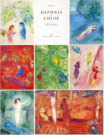 Libro Illustrato Chagall - Longus. DAPHNIS & CHLOÉ (Paris, Tériade, 1961)