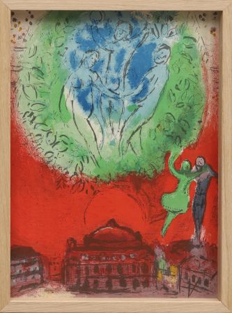 Litografia Chagall - L'Opéra de Paris