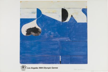 Litografia Diebenkorn - Los Angeles Olympic Games, 1984 - Hand-signed