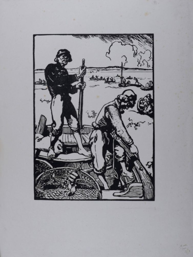 Litografia Lepere - Loups de mer