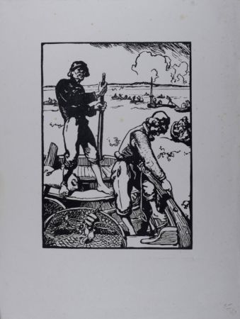 Litografia Lepere - Loups de mer