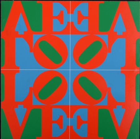 Serigrafia Indiana - Love, 1967