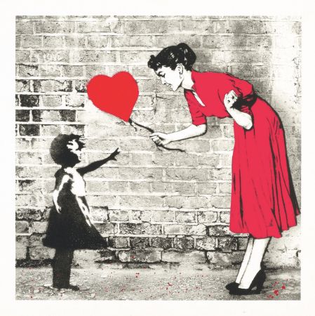 Serigrafia Mr Brainwash - Love Catcher (Red)