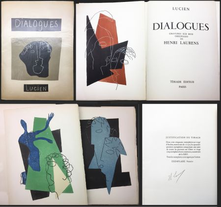Libro Illustrato Laurens - Lucien de Samosate - DIALOGUES. 32 bois gravés en couleurs (Tériade 1951).