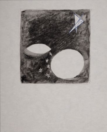 Litografia Braque - Lunes et nuit, 1963
