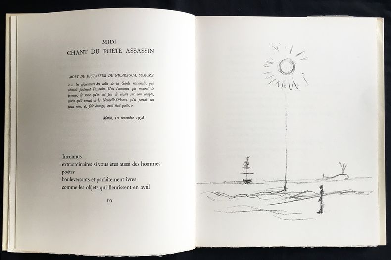Libro Illustrato Giacometti - Léna Leclercq : POMME ENDORMIE. Lithographies originales d'Alberto Giacometti.