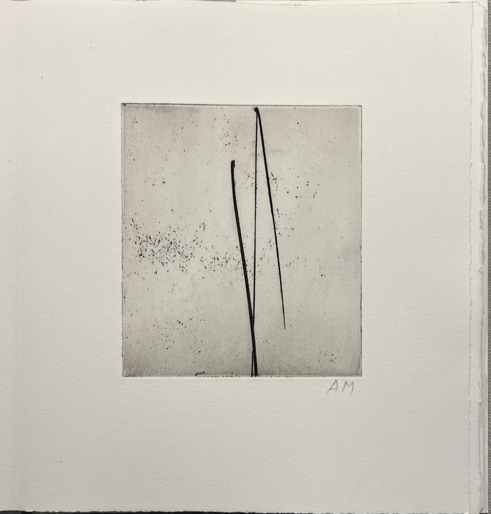 Libro Illustrato Marfaing - M. Butor. L’Étoile des Encres. Eau-forte originale monogrammée  1982