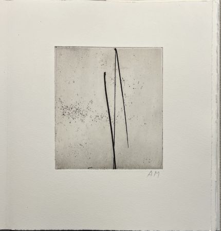 Libro Illustrato Marfaing - M. Butor. L’Étoile des Encres. Eau-forte originale monogrammée  1982
