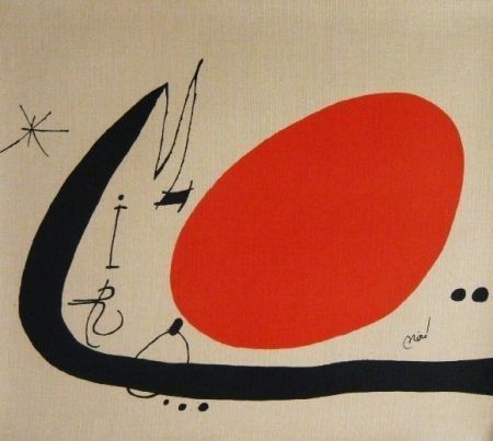 Litografia Miró - Ma de proverbis