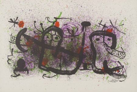 Litografia Miró - Ma de proverbis