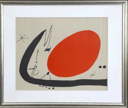 Litografia Miró - Ma de proverbis. 1970. 