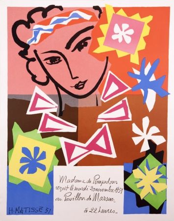 Litografia Matisse - Madame de Pompadour