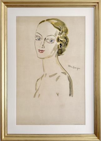 Litografia Van Dongen - Mademoiselle Paris