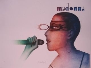 Litografia Wunderlich - Madonna