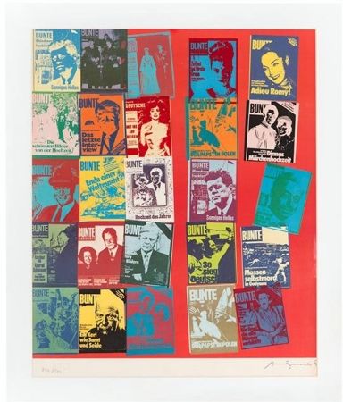 Serigrafia Warhol - Magazine and History, FS II.304 A