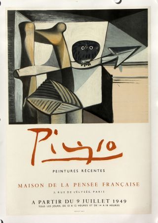Litografia Picasso - Maison de la Pensée Française