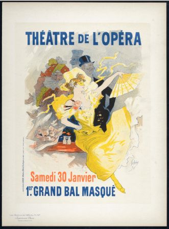 Litografia Cheret - Maitres de L'affiche : Théâtre de l'Opéra, 1897