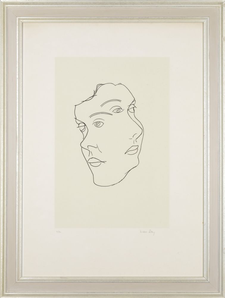 Litografia Ray - Man Ray (1890–1976) - Maschere - Lithograph on paper