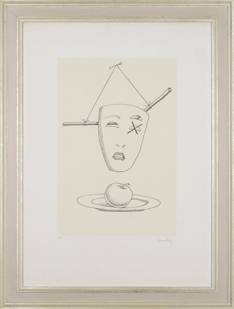 Litografia Ray - Man Ray (1890–1976) - Maschere - Lithograph on paper