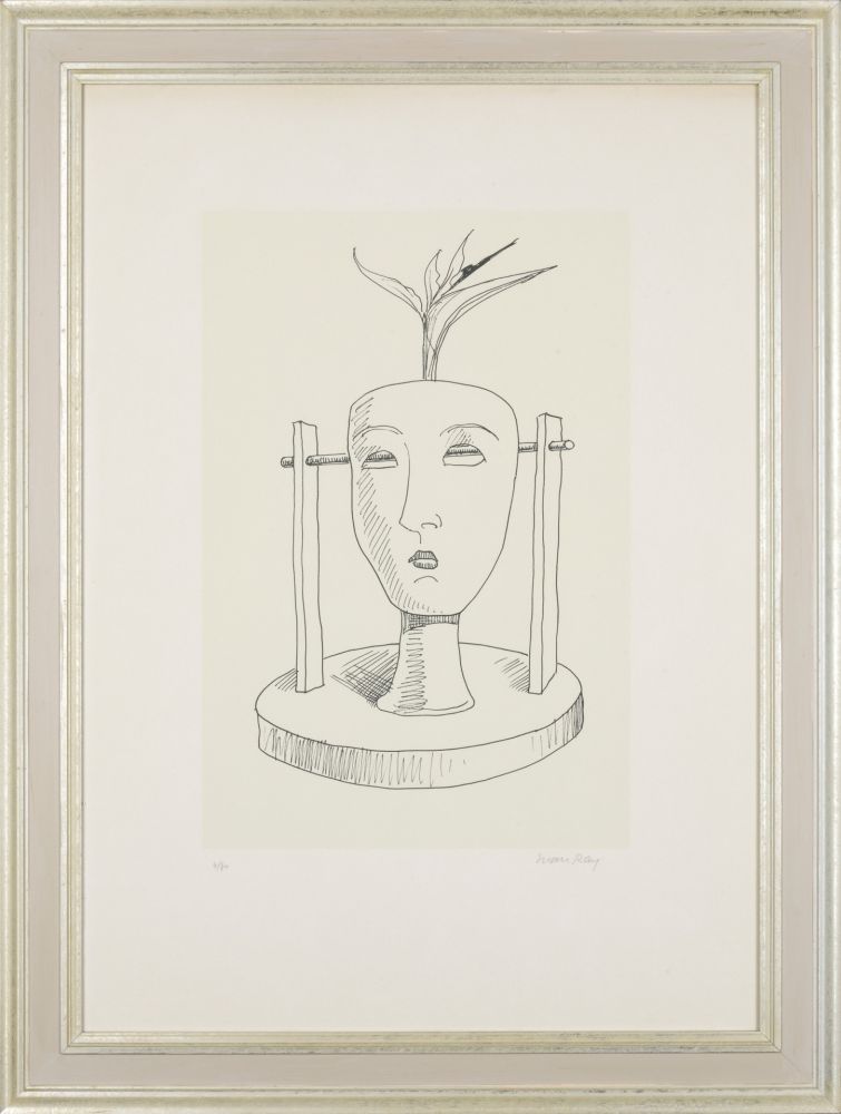 Litografia Ray - Man Ray (1890–1976) - Maschere - Lithograph on paper