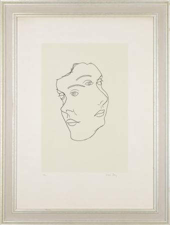 Litografia Ray - Man Ray (1890–1976) - Maschere - Lithograph on paper
