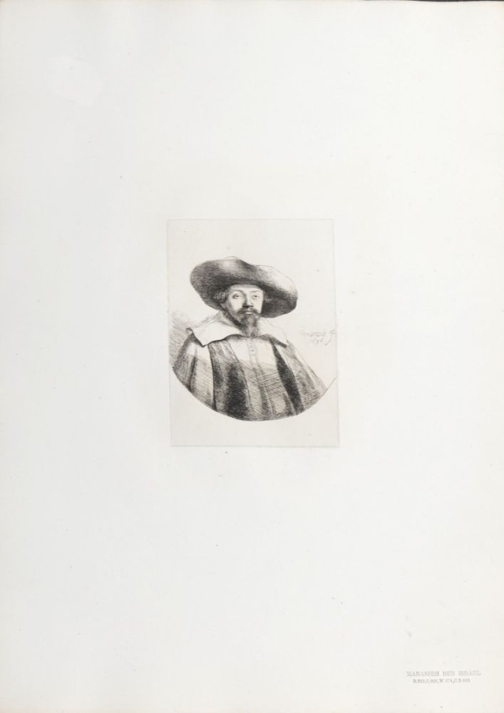 Rotocalcografia Rembrandt - Manasseh Ben Israel