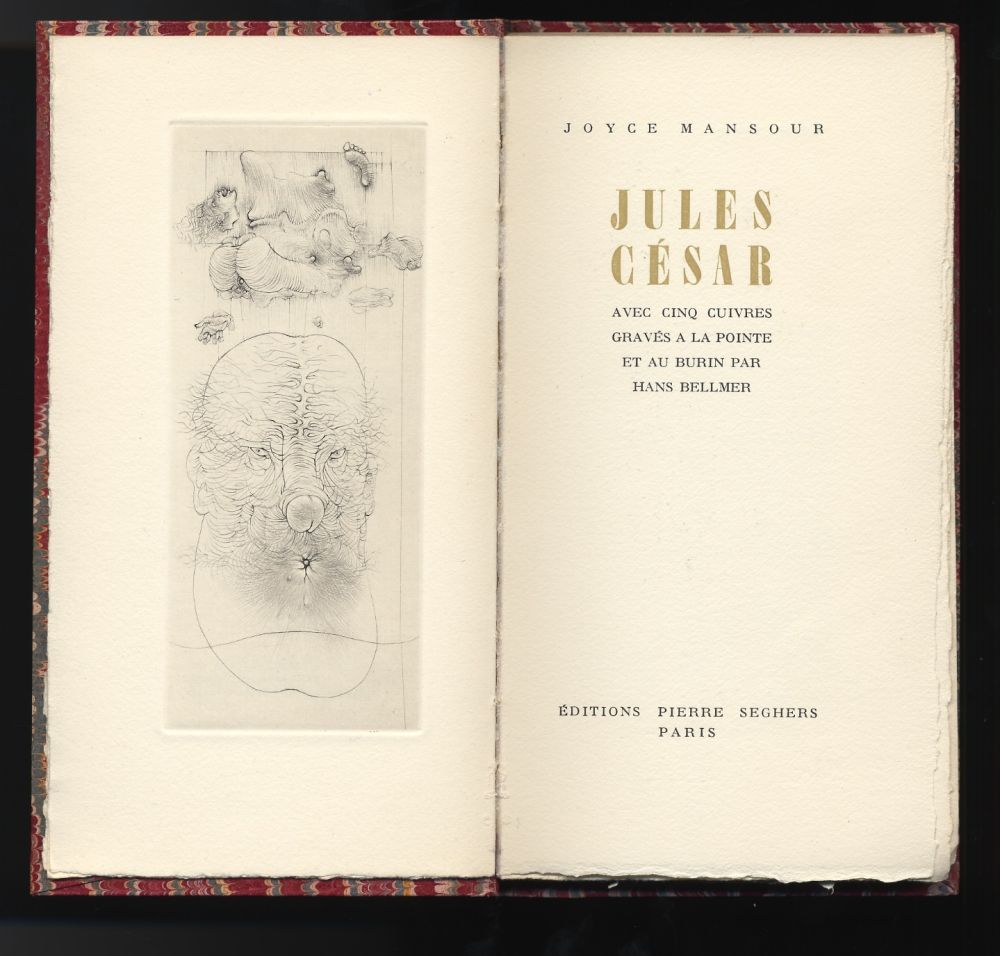 Libro Illustrato Bellmer - MANSOUR, Joyce : JULES CÉSAR. Avec 5 gravures de Hans Bellmer (1955)