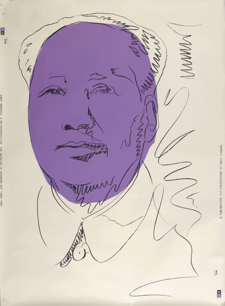 Serigrafia Warhol - Mao, 1989
