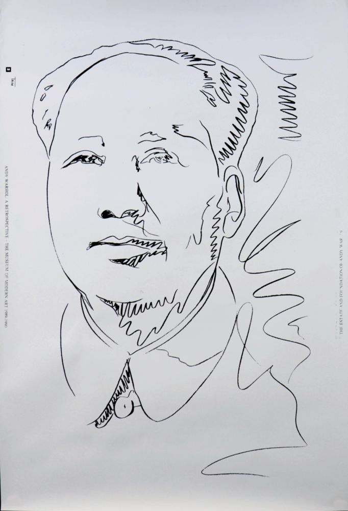 Serigrafia Warhol - Mao, 1989-1990 - Very scarce!