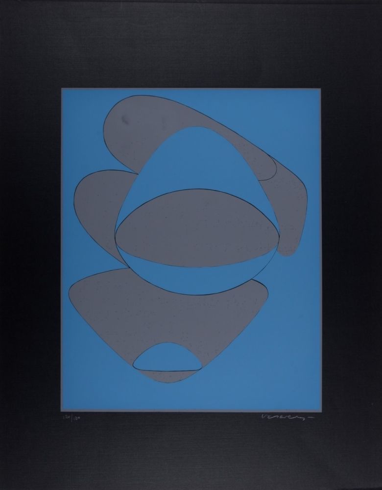 Serigrafia Vasarely - Mar Caribe