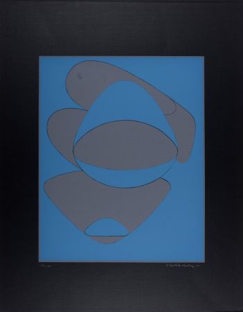 Serigrafia Vasarely - Mar Caribe
