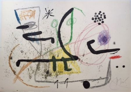 Litografia Miró - Maravillas con Varaciones Acrosticas 