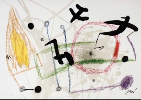 Litografia Miró - Maravillas con variaciones 5